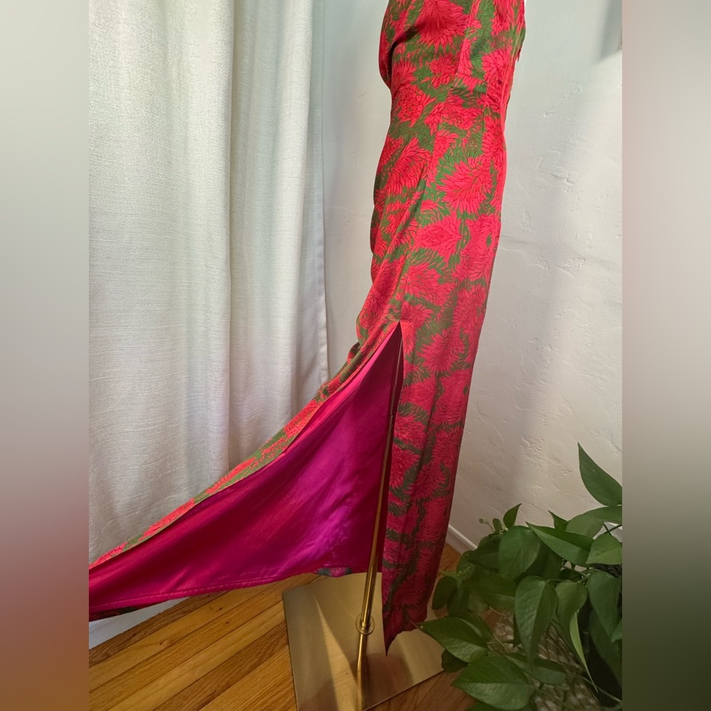 NWT GIGIIS Strapless Floral Gown – Pink/Green – Size S - Picture 5 of 12